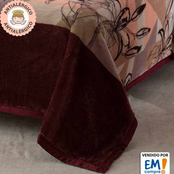 Cobertor Casal Dupla Face 1,80m X 2,20m Dyuri Jolitex Emcompre