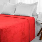 Cobertor Casal Manta De Microfibra 1,8x2,2m Vermelho - Cames
