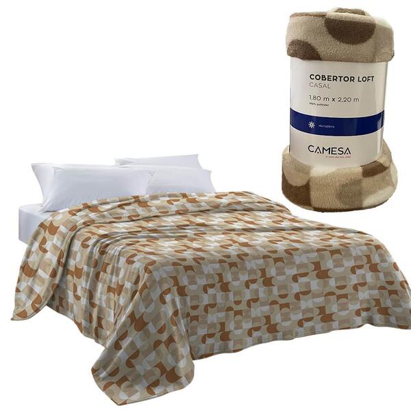 Cobertor Casal Manta Microfibra Antialérgico Loft Bauhaus 1,8