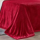 Cobertor Casal Queen E Manta 1 Peça Vermelho