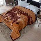 Cobertor Casal Raschel Jolitex Plus 1,80x2,20m Leão