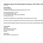 Cobertor Coberdrom Queen Rosê Dupla Face + Jogo De Cama 400 F