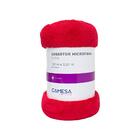 Cobertor De Casal Microfibra Antialérgico 1,8x2,2m Vermelho -