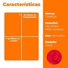 Cobertor De Casal Microfibra Antialérgico 1,8x2,2m Vermelho -