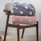 Cobertor De Microfibra Casal Blanket Vintage Kacyumara - Azul