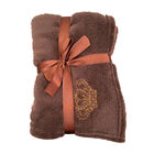 Cobertor De Microfibra Malloo Para Cães E Gatos Chocolate