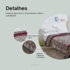 Cobertor Dyuri Plus C/ Cinta Orinoco 1,80m X 2,20 Cinza/cd