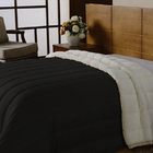 Cobertor/edredom Casal Queen Com Sherpa Fique Em Casa E Confo