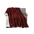 Cobertor/edredom Sherpa Queen Dupla Face Inverno Casen Vermel