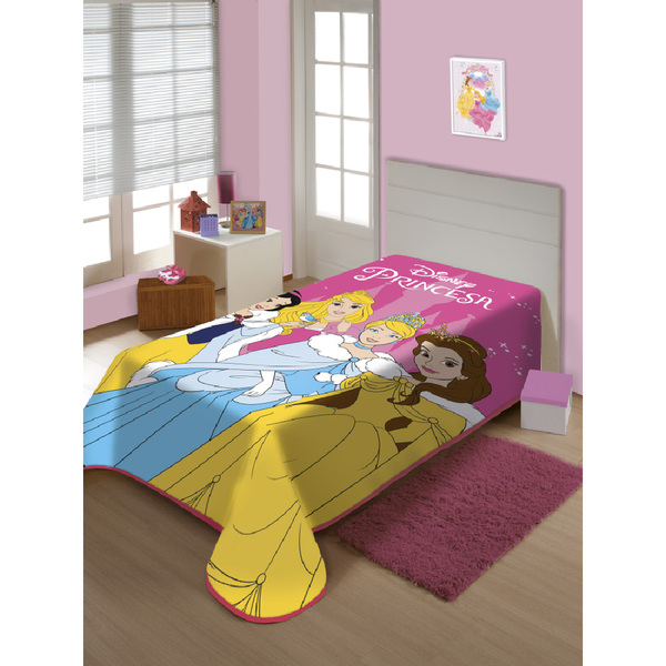Cobertor Infantil 1,50x2,00 Disney Princesas Jolitex