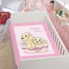 Cobertor Infantil Tradicional Baby Pets - Jolitex-rosa