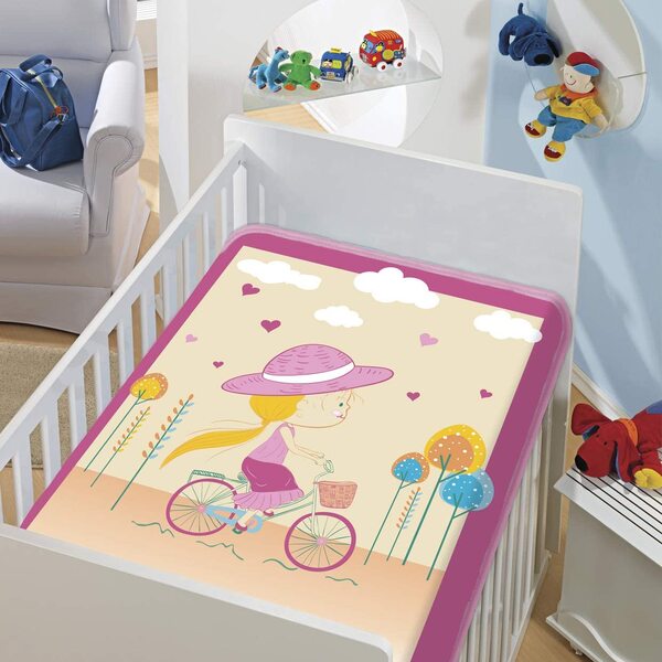 Cobertor Infantil Tradicional Bebê Não Alérgico Baby Jolitex