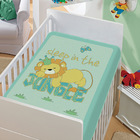 Cobertor Infantil Tradicional Sleep In The Jungle Verde - Jol