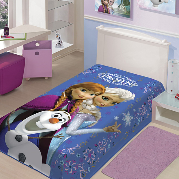 Cobertor Juvenil Raschel 1,50x2,00 M Frozen - Jolitex