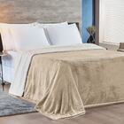 Cobertor King Alaska Dupla Face Sherpa/mantinha 1 Peça - Caqui