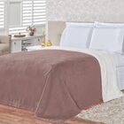Cobertor King Alaska Dupla Face Sherpa/mantinha 1 Peça - Rose