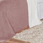 Cobertor King Alaska Dupla Face Sherpa/mantinha 1 Peça - Rose