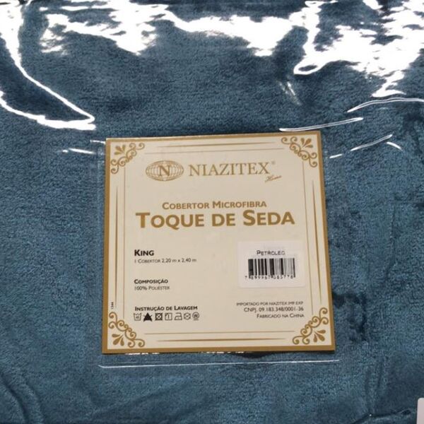 Cobertor King De Micro Fibra Com Toque De Seda Niazitex - Pet