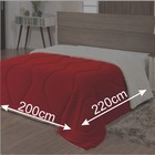 Cobertor Manta Casal Macio Para O Inverno Vermelho Casa Dona