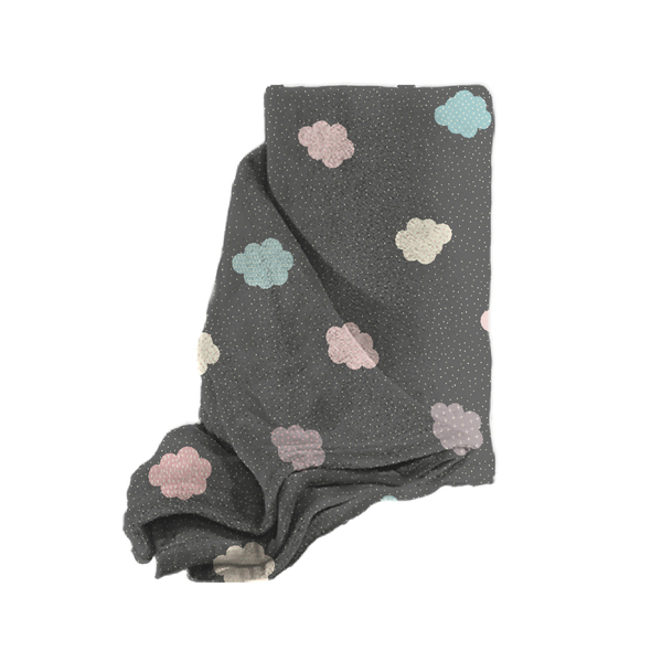 Cobertor Manta Casal Vintage Nuvem Kacyumara