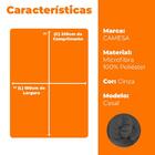 Cobertor Manta De Casal Microfibra Antialérgico 1,8x2,2m Cinz