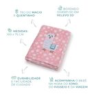 Cobertor Manta Infantil Bebê Fofinha Desenho 3d Lhama Urso Me