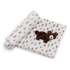 Cobertor Manta Infantil Bebê Fofinha Desenho 3d Lhama Urso Me