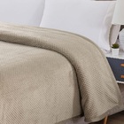 Cobertor Manta Queen Diamond 100% Poliéster - Bege