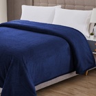 Cobertor Manta Queen Diamond 100% Poliéster - Marinho