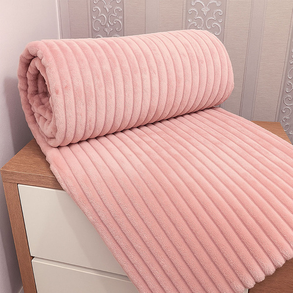 Cobertor Manta Relevância King Ultrasoft Dupla Face Rosê 100%