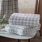 Cobertor Manta Solteiro Vintage Vichy Fend Kacyumara