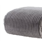 Cobertor Manta Toque Macio Canelado 100% Poliéster Cinza - Qu