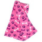 Cobertor Para Gatos E Cachorro Manta 80x80cm Ld Pet  Rosa Com