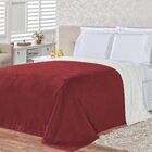 Cobertor Pele De Carneiro Sherpa Alaska King 01 Peça - Vermel