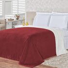 Cobertor Pele De Carneiro Sherpa Alaska King 01 Peça - Vermel