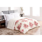 Cobertor Pele De Carneiro Sherpa Estampado Floral Dupla Face