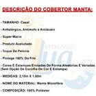 Cobertor Pérola Casal Manta Microfibra Mantinha Soft Peludo