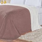 Cobertor Queen Alaska Dupla Face Sherpa/mantinha 1 Peça - Rose