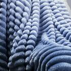 Cobertor Queen Flannel Juliet 100% Poliéster - Azul