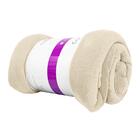 Cobertor Queen Manta Microfibra Antialérgico 2,2x2,4m Creme -