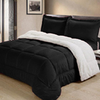 Cobertor Sherpa 2 Em 1 Tipo Lã De Carneiro Casal Queen Anti-f