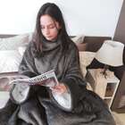 Cobertor Sherpa Glamour Com Mangas Rossete Appel