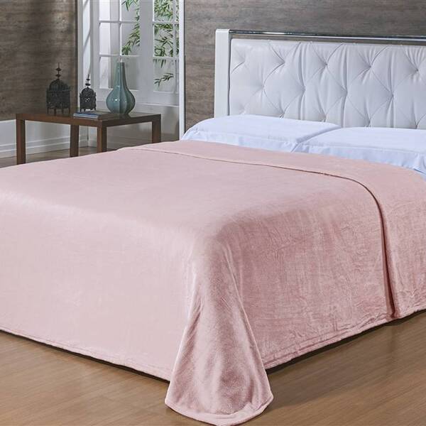 Cobertor Toque De Seda 220x240 Rosê Niazitex