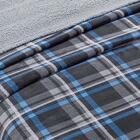 Cobertor Winter Solteiro Manta Soft Plush C/ Sherpa Macia 1 P