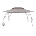 Cobertura Gazebo Poliéster Taupe 3,00x4,00m Oxis Naterial