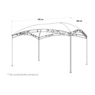 Cobertura para Gazebo em Poliéster Branco 3x4m Occo Naterial