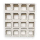 Cobogó Anti-Chuva 16 Furos Liso 40x44x7cm MCK