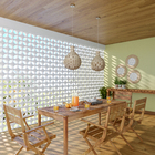 Elemento Vazado Cobogó Branco Esmaltado 25x7,5x25cm Cerâmica Martins