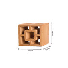 Cobogó Cerâmico 19x26cm Diagonal Quadrado Cerâmica Marajó