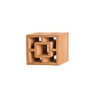 Cobogó Cerâmico 19x26cm Diagonal Quadrado Cerâmica Marajó